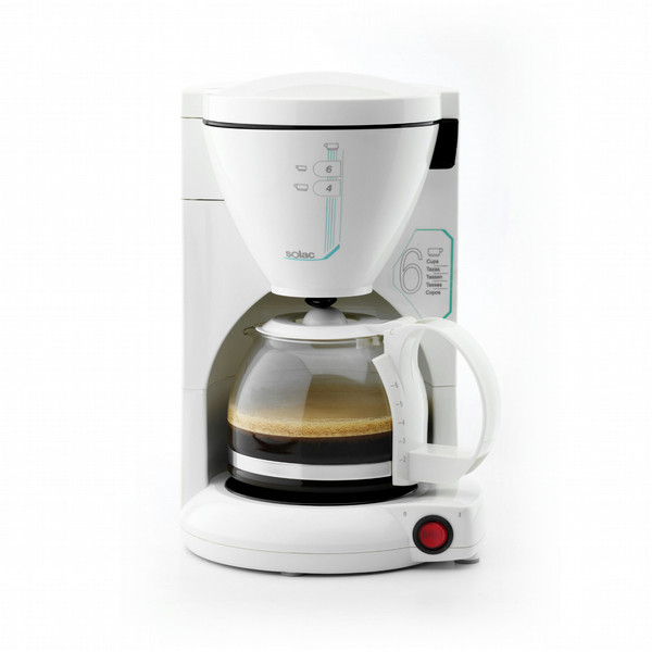Solac C135BL Drip coffee maker 6cups White coffee maker