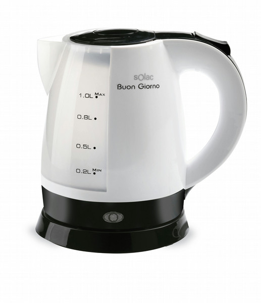 Solac KT5855 Buon Giorno 1L 1500W Black,White electric kettle