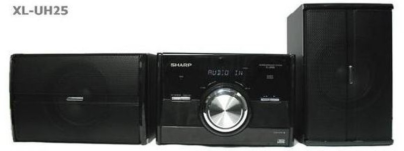 Sharp XL-UH25H Micro-Set 10W Schwarz Home-Stereoanlage