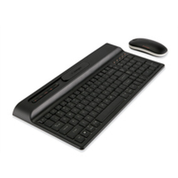 Kensington Ci70 Беспроводной RF Черный клавиатура