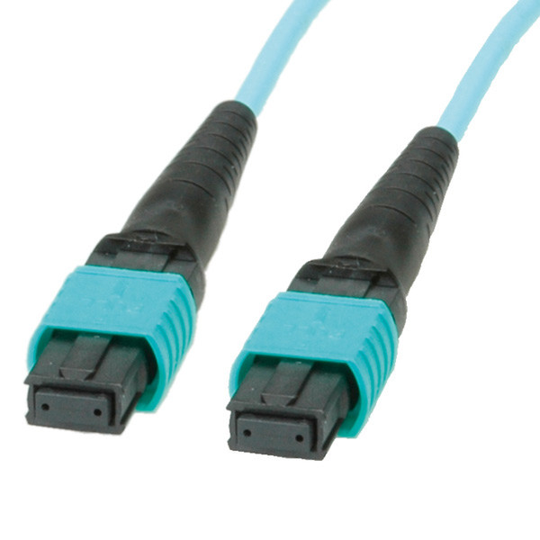 ROLINE MPO Trunk Cable 50/125µm OM3, MPO/MPO, turquoise 5m