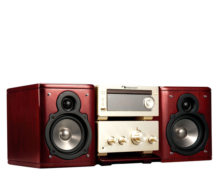 Nakamichi MH502FD Micro set 90W Brown,Silver home audio set