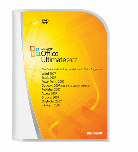 Microsoft Office Ultimate 2007 Akademiker 1Benutzer Italienisch