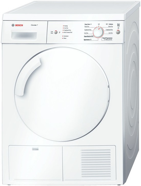 Bosch WTE84105GB freestanding Front-load 7kg B White tumble dryer