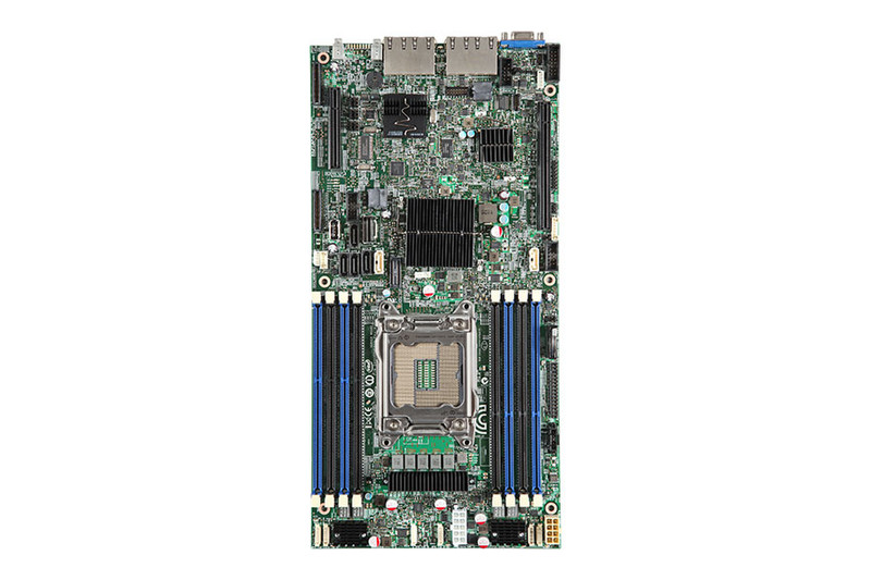 Intel S1600JP2 Intel C602 Socket R (LGA 2011) Server-/Workstation-Motherboard