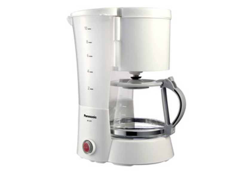 Panasonic NC-GF1 Drip coffee maker 10cups White coffee maker