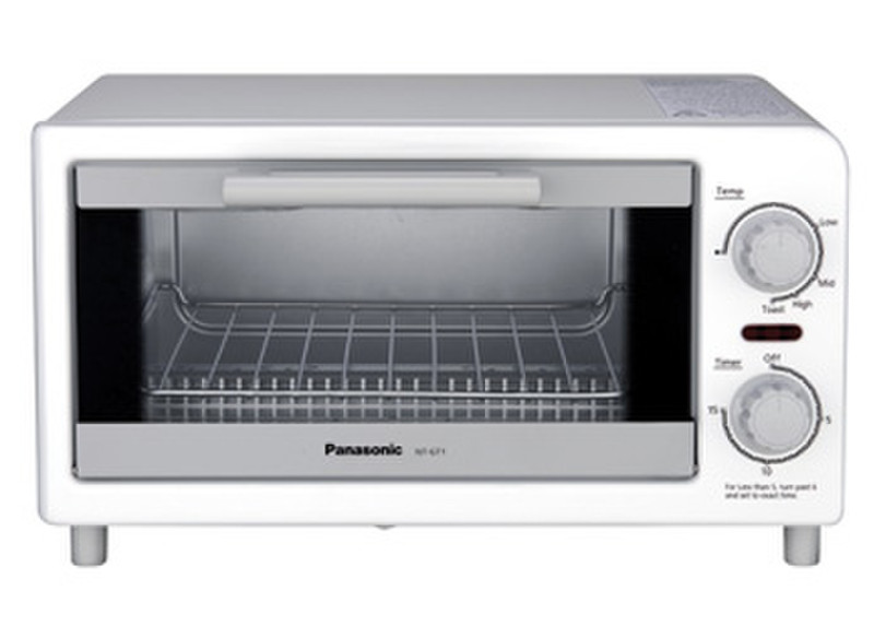 Panasonic NT-GT1 2slice(s) 1200W Silber, Weiß Toaster