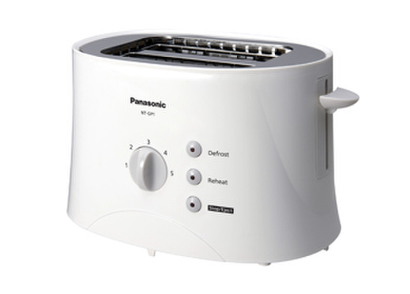 Panasonic NT-GP1 2slice(s) 800W White toaster