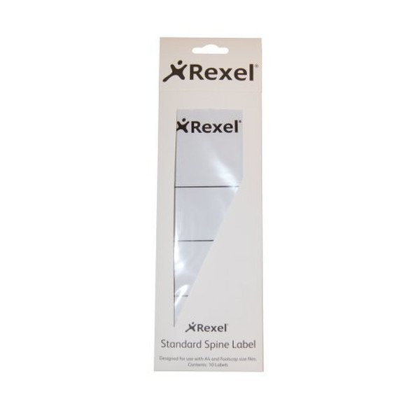 Rexel Standard Spine Label White ring binder