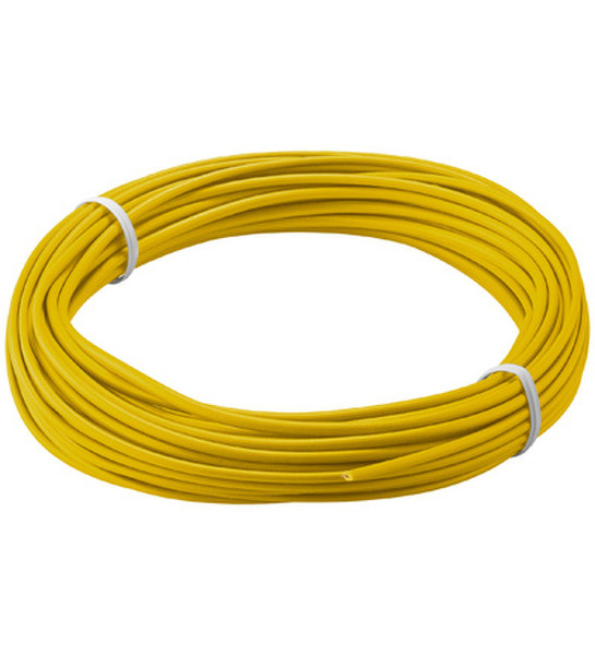 Wentronic 55041 10000mm Yellow electrical wire