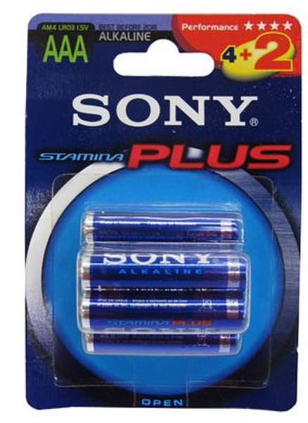 Sony Stamina Plus Щелочной 1.5В