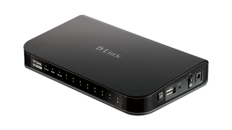 D-Link DSR-150N Dual-band (2.4 GHz / 5 GHz) Fast Ethernet Black wireless router