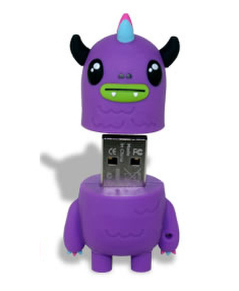 EP Memory Puff, 8GB 8ГБ USB 2.0 Type-A Пурпурный USB флеш накопитель