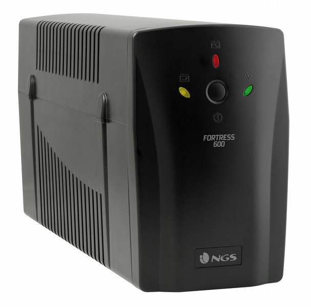 NGS Fortress 600 500VA 2AC outlet(s) Black uninterruptible power supply (UPS)