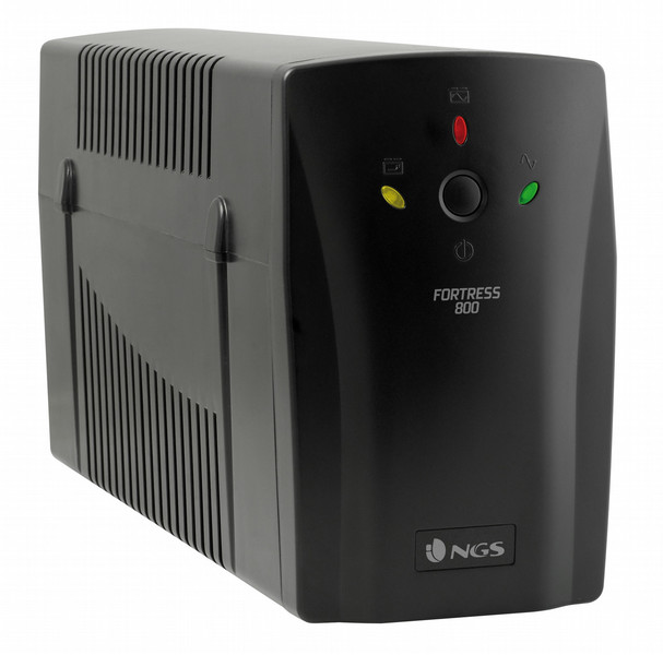NGS Fortress 800 650VA 2AC outlet(s) Black uninterruptible power supply (UPS)
