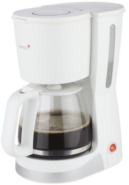 Korona 10401 Drip coffee maker 10cups Silver,White coffee maker