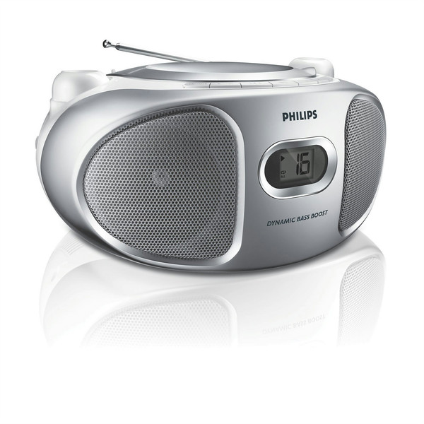 Philips AZ102S/93 Portable CD player Cеребряный CD-плеер