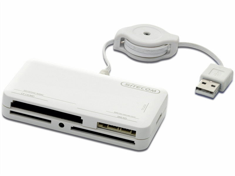 Sitecom MD-017 Белый устройство для чтения карт флэш-памяти
