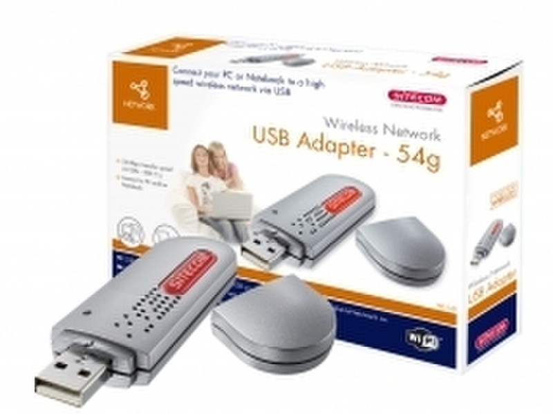 Sitecom WL-168 Wireless Network USB Adapter 54Mbit/s Netzwerkkarte