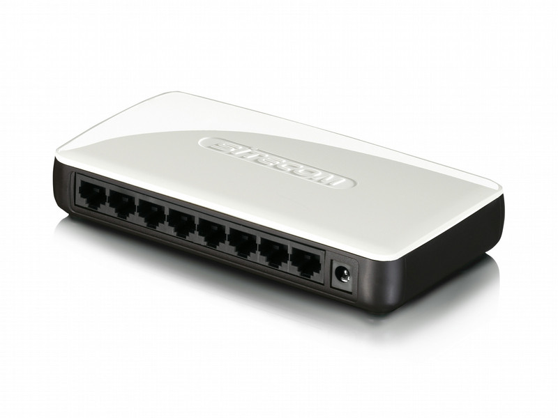 Sitecom LN-121 Неуправляемый Gigabit Ethernet (10/100/1000) Черный, Белый сетевой коммутатор