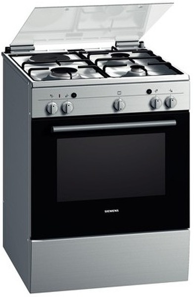 Siemens HP22B511M Freistehend Combi hob Schwarz, Edelstahl Küchenherd