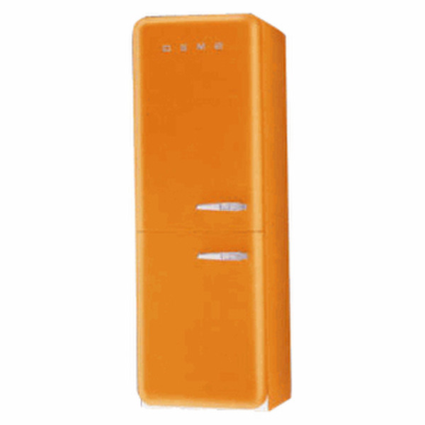 Smeg FAB32OS7 freestanding A+ Orange,Stainless steel fridge-freezer