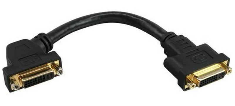 InLine 17301G 0.2m DVI-I DVI-I Black DVI cable