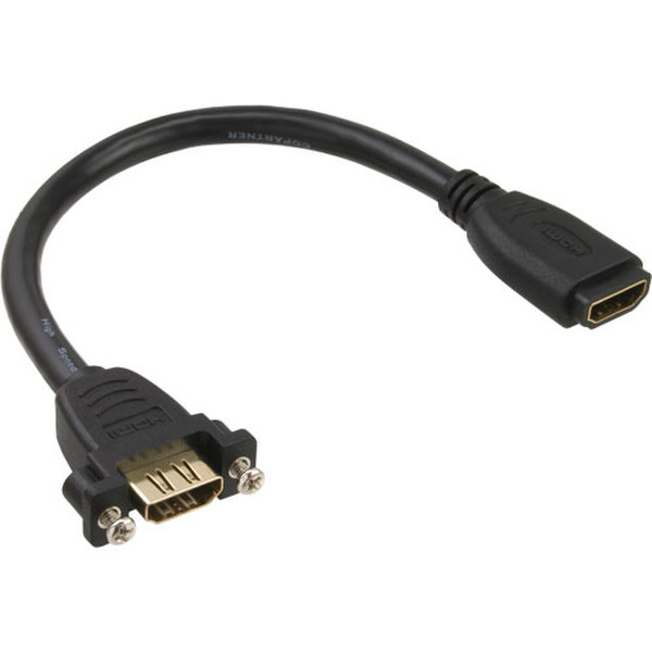 InLine 17600R HDMI A HDMI A Schwarz Kabelschnittstellen-/adapter