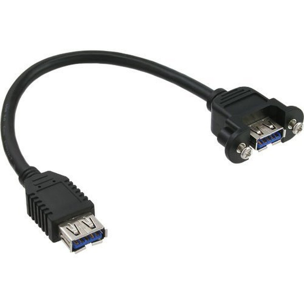 InLine 33445F USB A USB A Schwarz USB Kabel