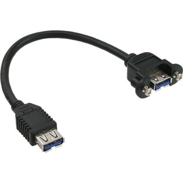 InLine 33445F USB A USB A Black USB cable