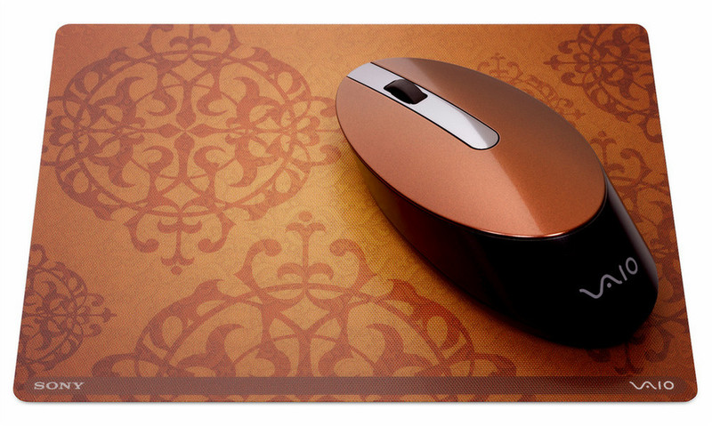 Sony Bluetooth Laser Mouse & Pad set, Caramel Bluetooth Лазерный 800dpi компьютерная мышь