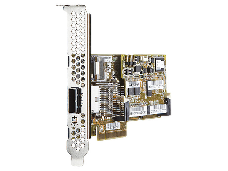 Hewlett Packard Enterprise SmartArray P222/512 FBWC 6Gb 1-port Int/1-port Ext SAS Controller PCI Express x8 6Гбит/с