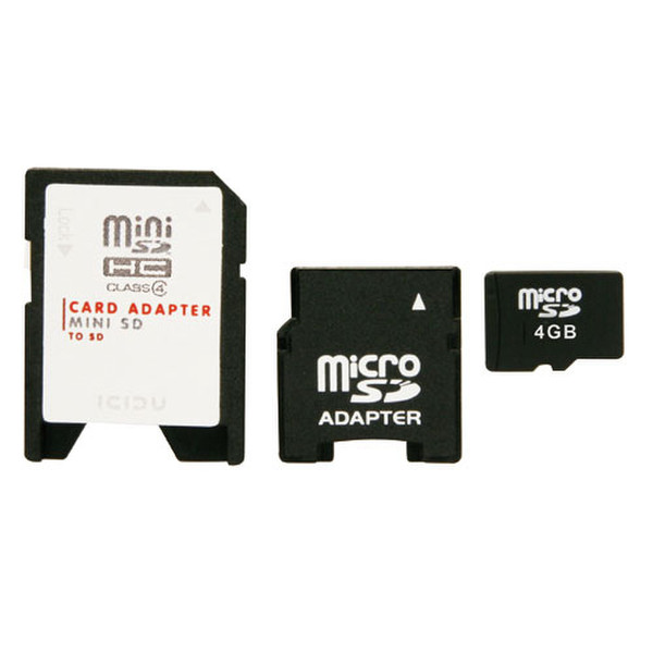 ICIDU Micro Secure Digital 4GB memory card