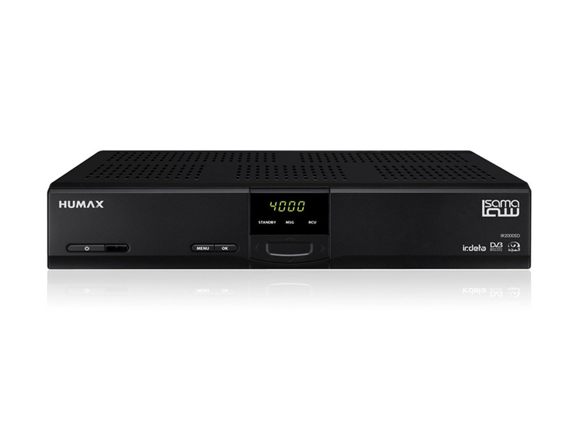 Humax IR2000SD Satellite Black TV set-top box