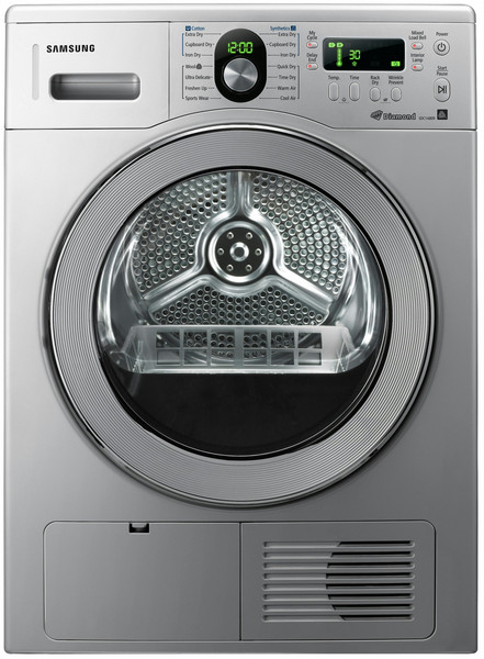 Samsung SDC1A809 freestanding Front-load 8kg Unspecified Silver tumble dryer