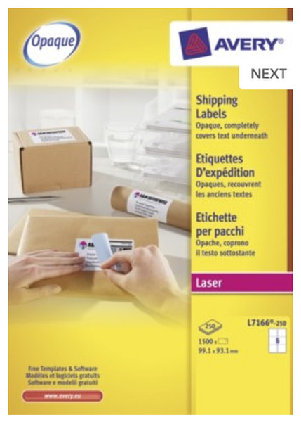 Avery L7166-250 self-adhesive label