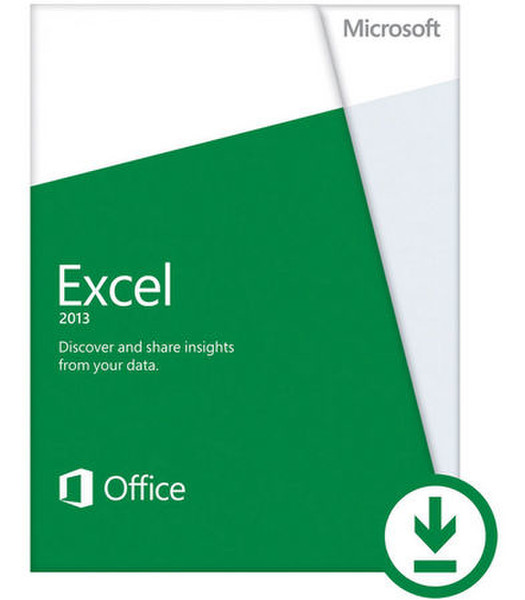 Microsoft Excel 2013, x32/64, ESD, 1u, DEU