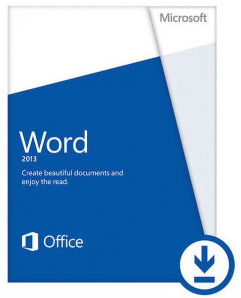 Microsoft Word 2013, x32/64, ESD, PKL, 1u, DEU