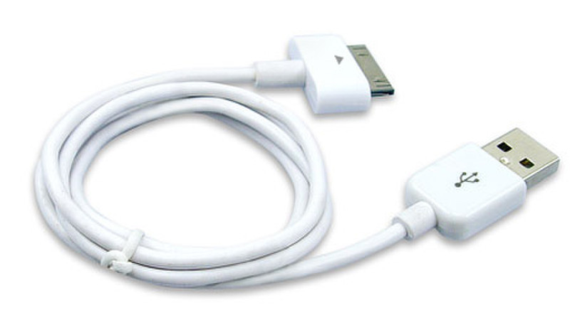 Dexim DWA008 Apple USB2.0 Белый дата-кабель мобильных телефонов