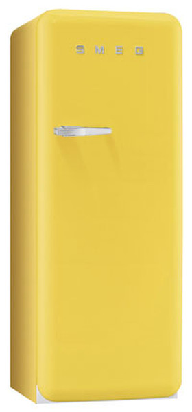 Smeg FAB28RG freestanding Yellow combi-fridge