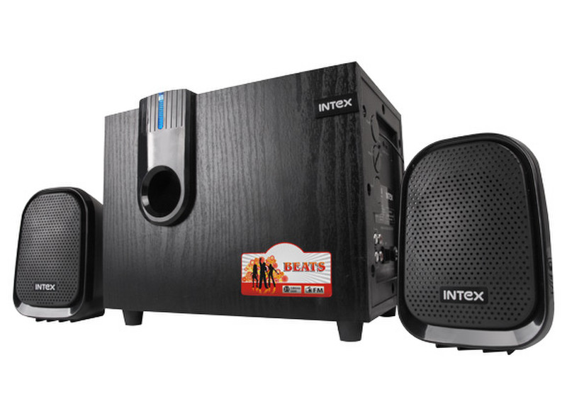 Intex IT-200FM 2.1 25W Black speaker set