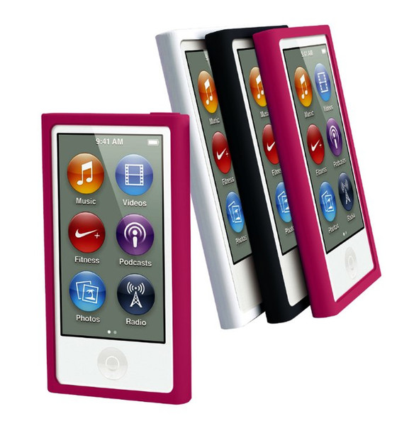 Muvit MURUB0057 Skin case Black,Pink,White MP3/MP4 player case