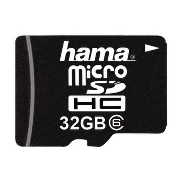 Hama microSDHC 32GB 32ГБ MicroSDHC Class 6 карта памяти