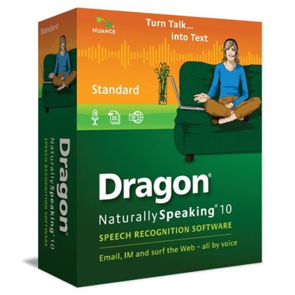 Nuance Dragon NaturallySpeaking 10 Standard, ES