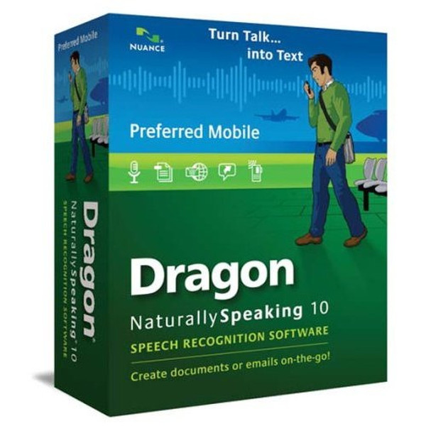 Nuance Dragon NaturallySpeaking 10 Preferred, Mobile, ES