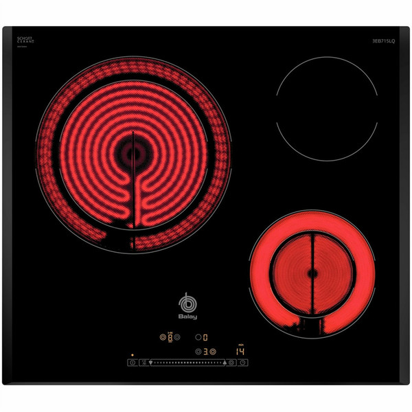 Balay 3EB715LQ Eingebaut Electric hob Schwarz Kochfeld