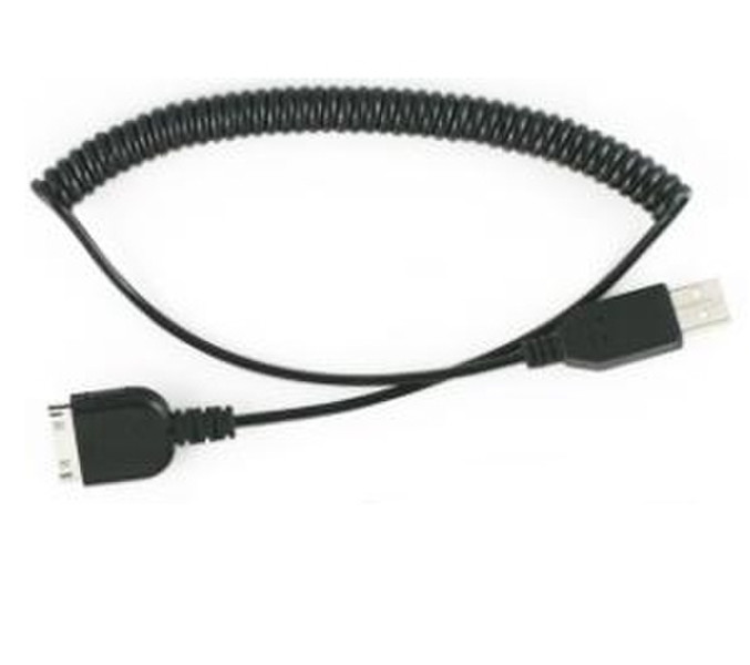 Muvit USBIPHONEV USB Schwarz Handykabel