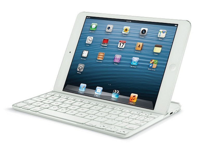 Logitech Ultrathin Keyboard mini Bluetooth AZERTY Французский Белый