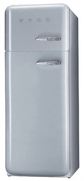 Smeg FAB30XS7 Отдельностоящий A+ Серый, Металлический холодильник с морозильной камерой