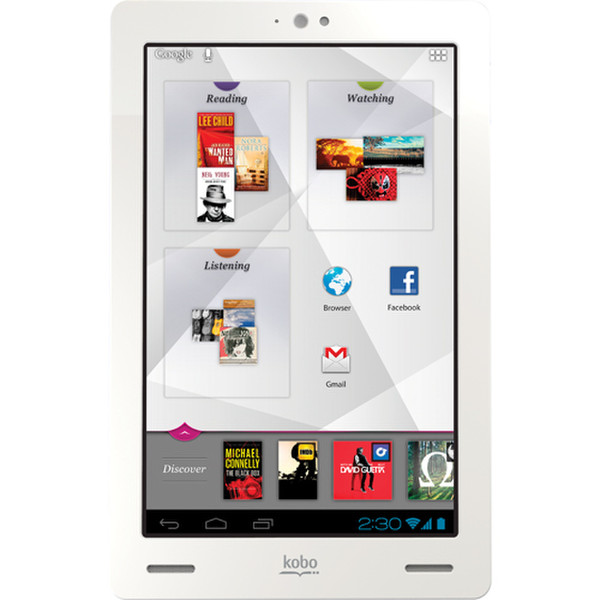 Kobo ARC 32GB 7Zoll Touchscreen 32GB WLAN Weiß eBook-Reader
